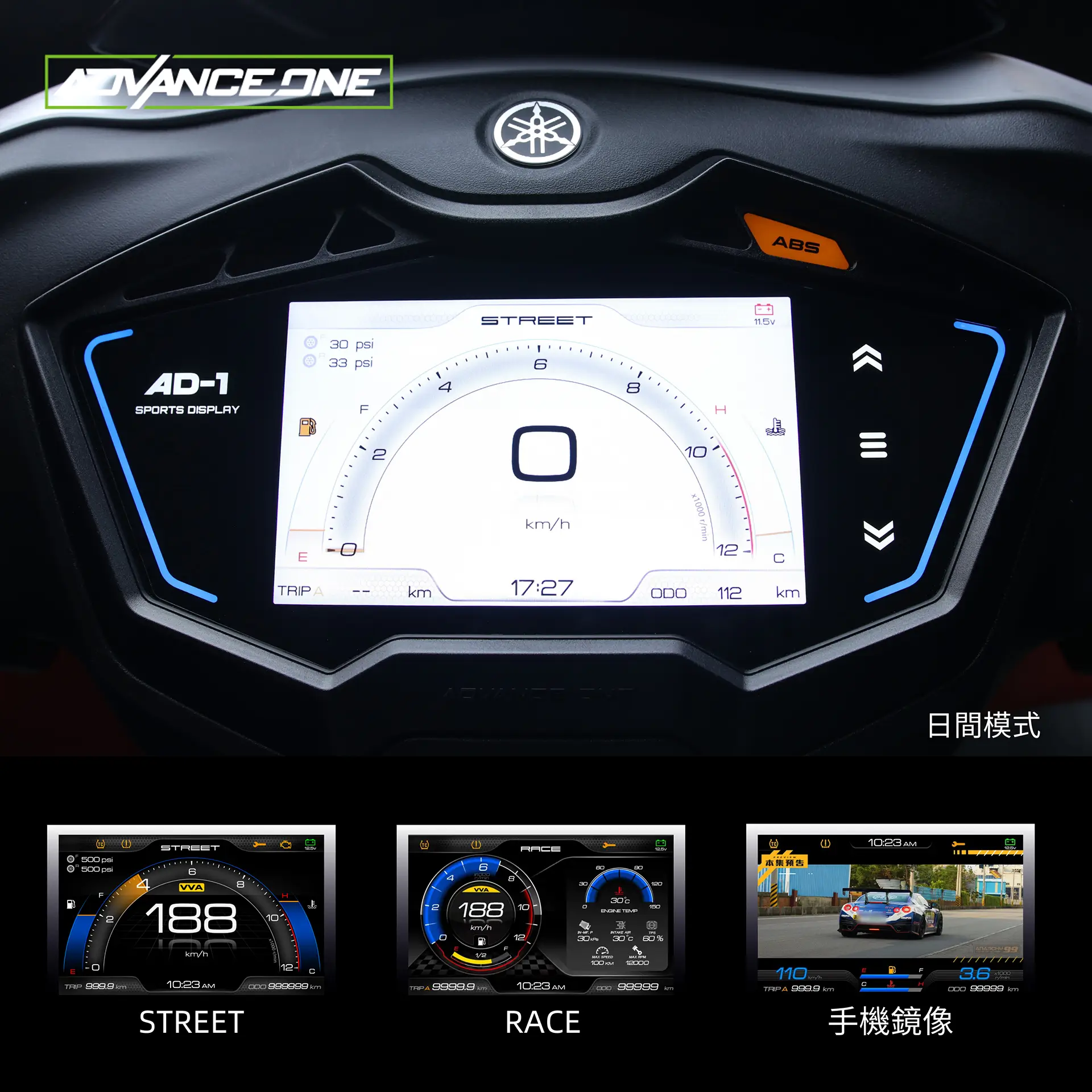 AD-1 YAMAHA CYGNUS GRYPHUS TFT儀表| 兼具設計感、實用性與可靠度的